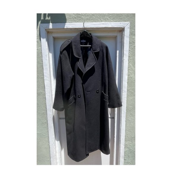 Vintage Braetan Black Coat / Size 10 - Picture 1 of 7